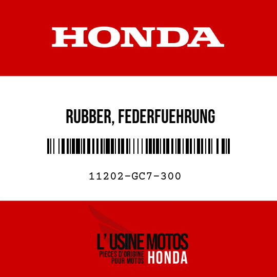image de 11202-GC7-300 RUBBER, FEDERFUEHRUNG