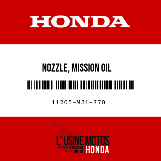 image de 11205-MJ1-770 NOZZLE, MISSION OIL