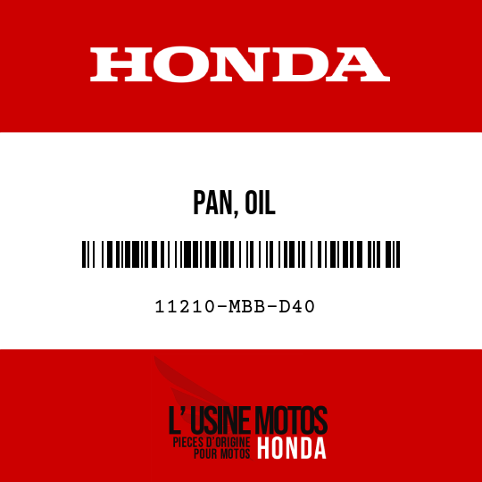image de 11210-MBB-D40 PAN, OIL
