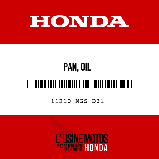 image de 11210-MGS-D31 PAN, OIL