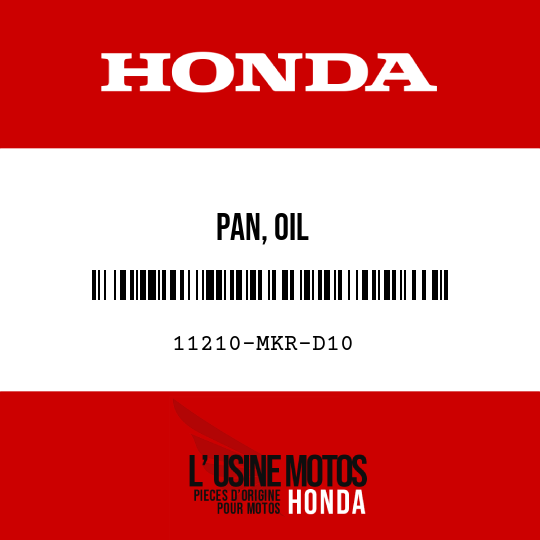 image de 11210-MKR-D10 PAN, OIL