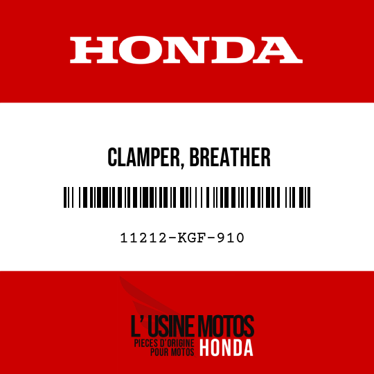 image de 11212-KGF-910 CLAMPER, BREATHER