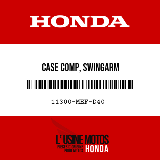 image de 11300-MEF-D40 CASE COMP, SWINGARM