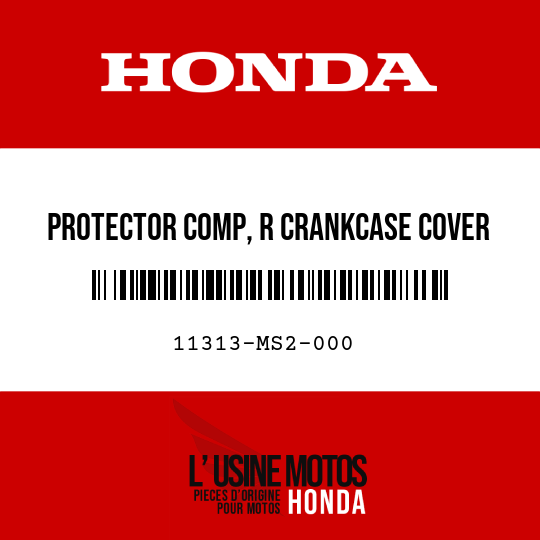 image de 11313-MS2-000 PROTECTOR COMP, R CRANKCASE COVER