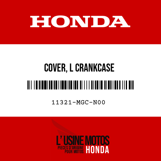 image de 11321-MGC-N00 COVER, L CRANKCASE