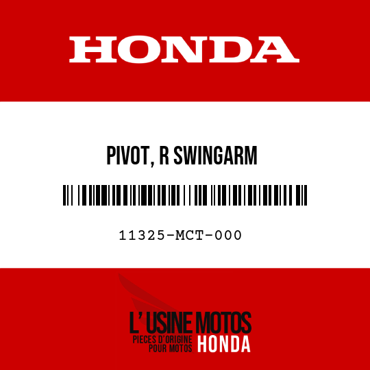 image de 11325-MCT-000 PIVOT, R SWINGARM