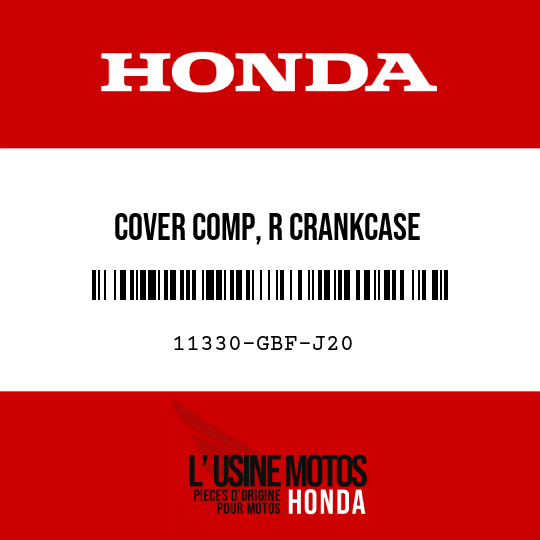 image de 11330-GBF-J20 COVER COMP, R CRANKCASE