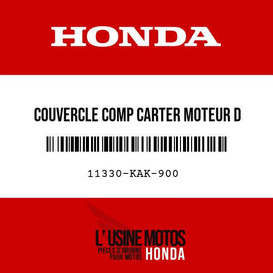 image de 11330-KAK-900 COUVERCLE COMP CARTER MOTEUR D