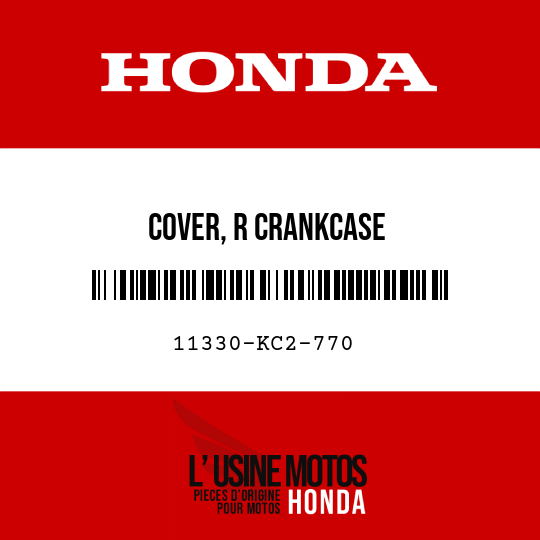 image de 11330-KC2-770 COVER, R CRANKCASE
