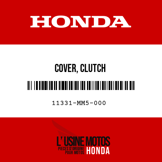 image de 11331-MM5-000 COVER, CLUTCH