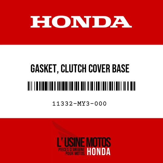 image de 11332-MY3-000 GASKET, CLUTCH COVER BASE
