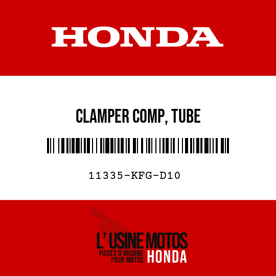 image de 11335-KFG-D10 CLAMPER COMP, TUBE