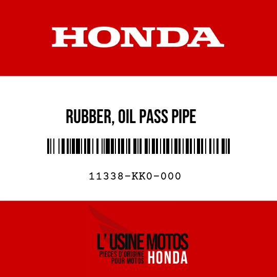 image de 11338-KK0-000 RUBBER, OIL PASS PIPE