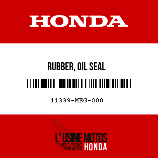 image de 11339-MEG-000 RUBBER, OIL SEAL