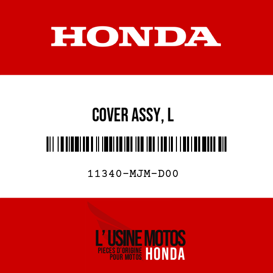 image de 11340-MJM-D00 COVER ASSY, L