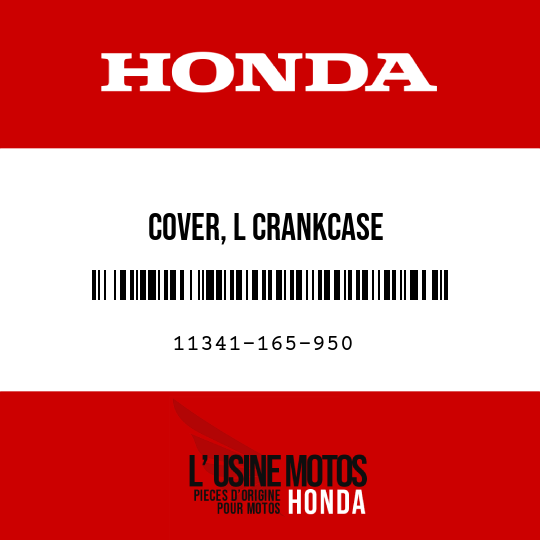 image de 11341-165-950 COVER, L CRANKCASE