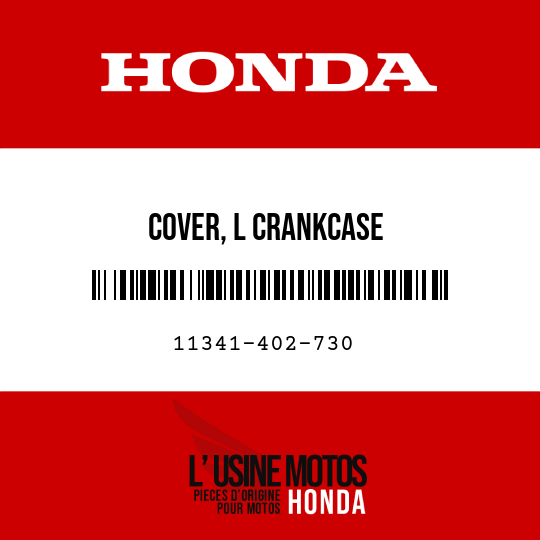 image de 11341-402-730 COVER, L CRANKCASE