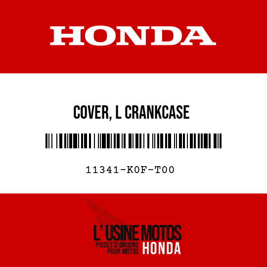 image de 11341-K0F-T00 COVER, L CRANKCASE