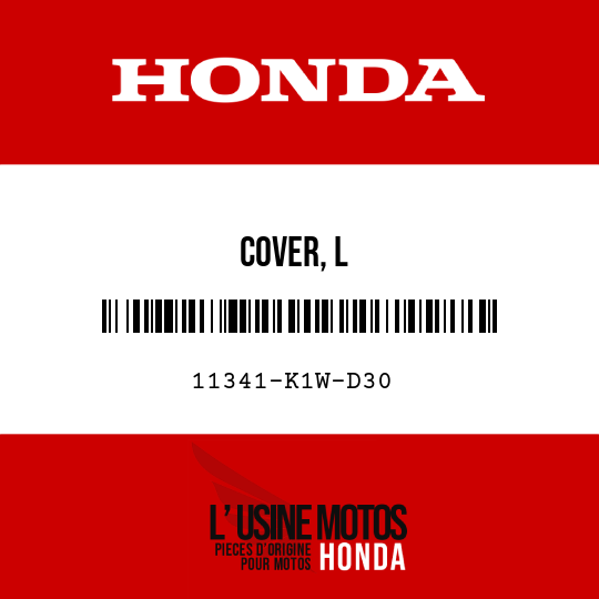 image de 11341-K1W-D30 COVER, L