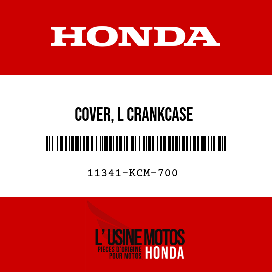 image de 11341-KCM-700 COVER, L CRANKCASE