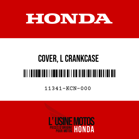 image de 11341-KCN-000 COVER, L CRANKCASE