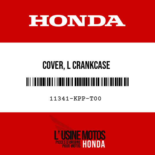image de 11341-KPP-T00 COVER, L CRANKCASE