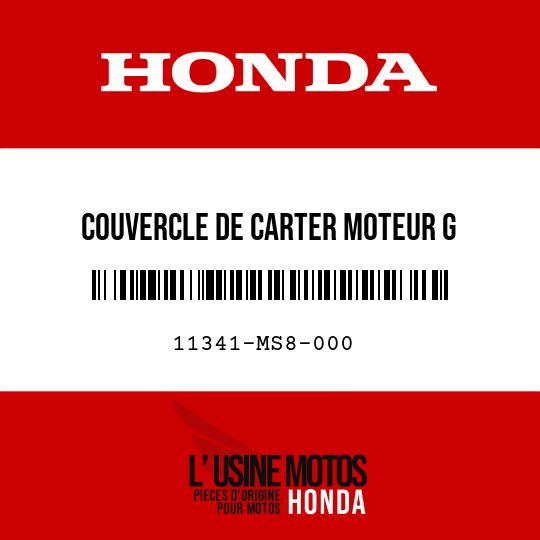 image de 11341-MS8-000 COUVERCLE DE CARTER MOTEUR G