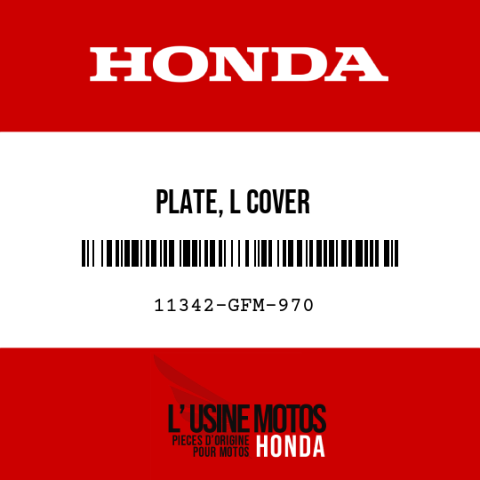 image de 11342-GFM-970 PLATE, L COVER