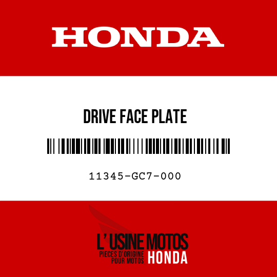 image de 11345-GC7-000 DRIVE FACE PLATE