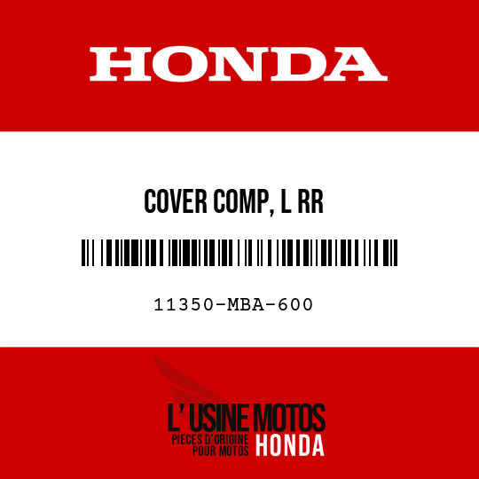 image de 11350-MBA-600 COVER COMP, L RR