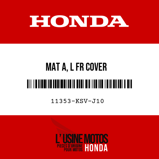 image de 11353-KSV-J10 MAT A, L FR COVER