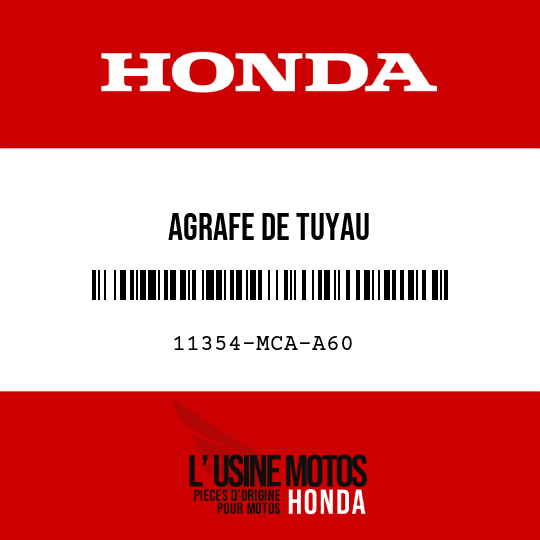 image de 11354-MCA-A60 AGRAFE DE TUYAU