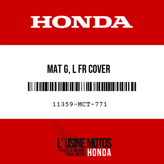 image de 11359-MCT-771 MAT G, L FR COVER