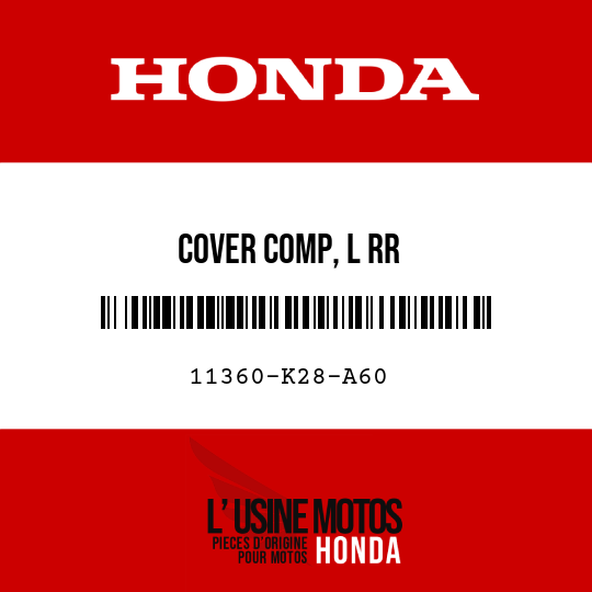 image de 11360-K28-A60 COVER COMP, L RR