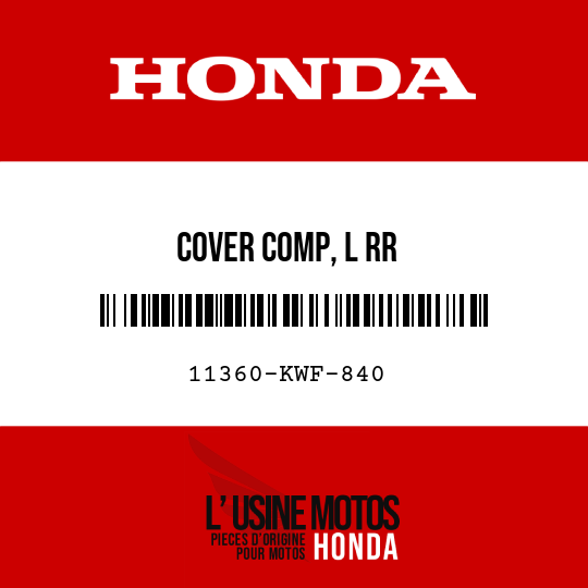 image de 11360-KWF-840 COVER COMP, L RR