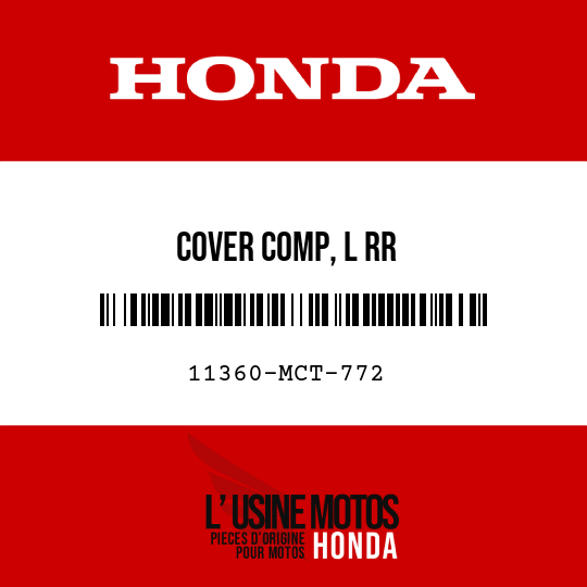 image de 11360-MCT-772 COVER COMP, L RR