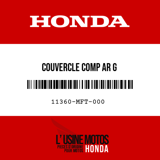 image de 11360-MFT-000 COUVERCLE COMP AR G