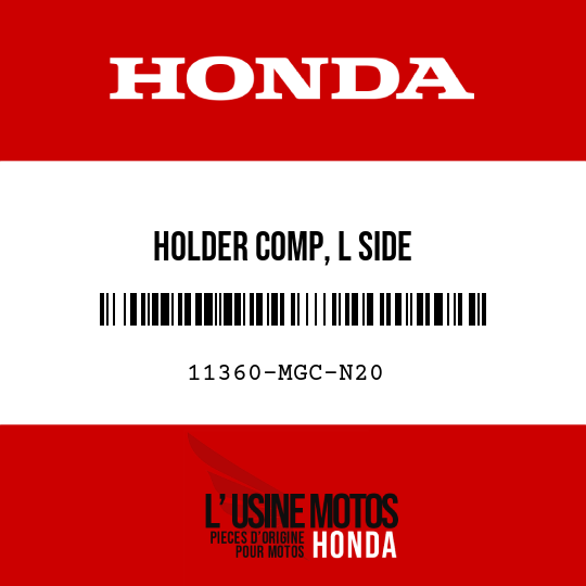 image de 11360-MGC-N20 HOLDER COMP, L SIDE