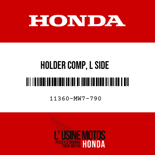 image de 11360-MW7-790 HOLDER COMP, L SIDE