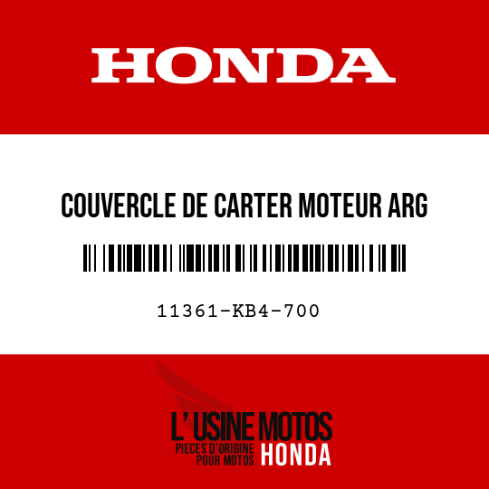 image de 11361-KB4-700 COUVERCLE DE CARTER MOTEUR ARG