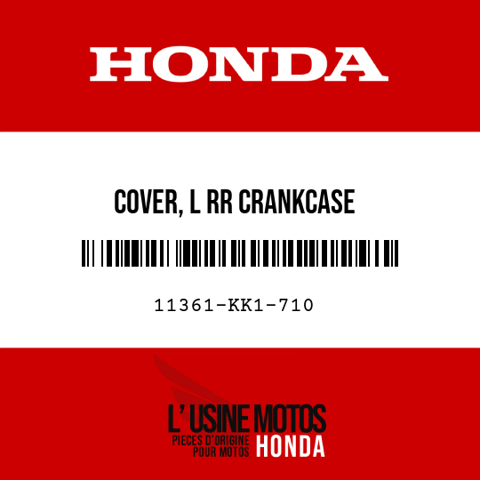 image de 11361-KK1-710 COVER, L RR CRANKCASE