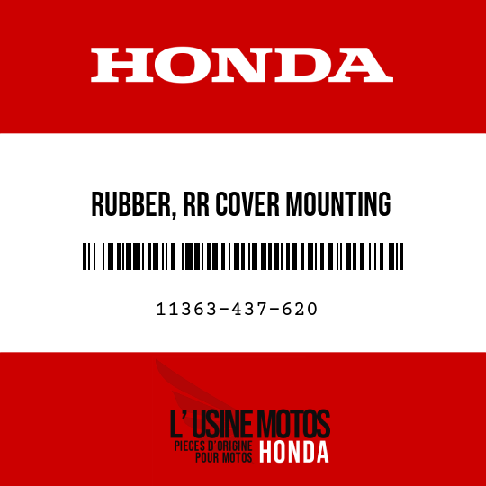 image de 11363-437-620 RUBBER, RR COVER MOUNTING