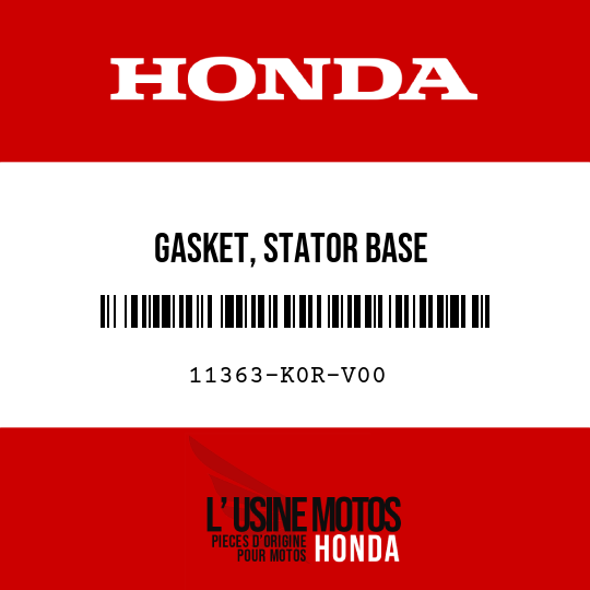 image de 11363-K0R-V00 GASKET, STATOR BASE