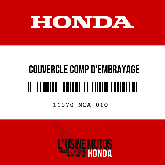 image de 11370-MCA-010 COUVERCLE COMP D'EMBRAYAGE