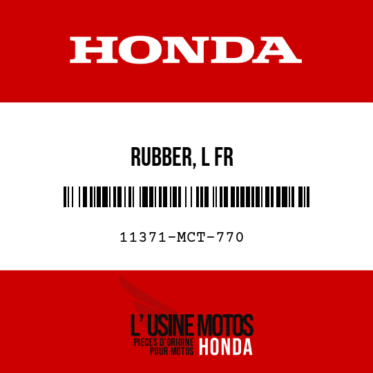 image de 11371-MCT-770 RUBBER, L FR