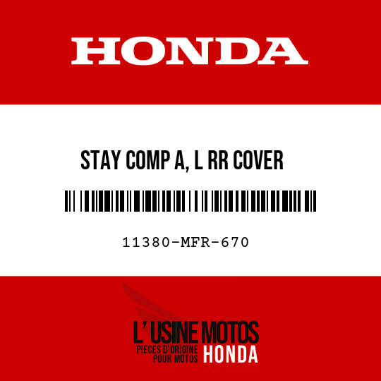 image de 11380-MFR-670 STAY COMP A, L RR COVER