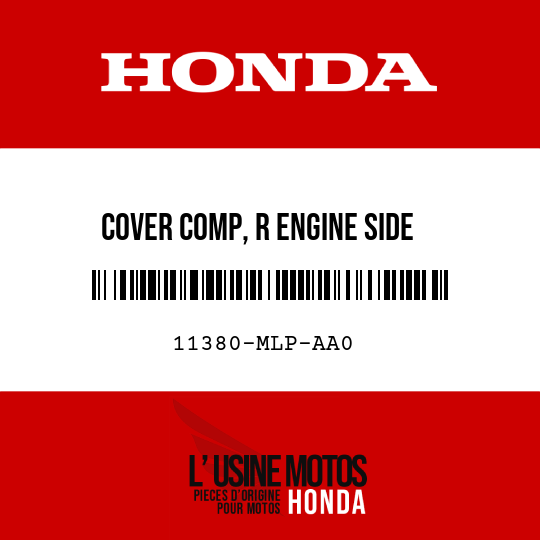 image de 11380-MLP-AA0 COVER COMP, R ENGINE SIDE
