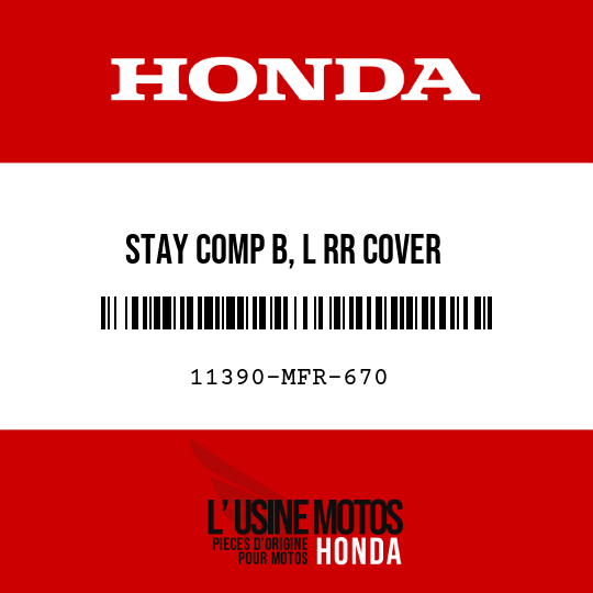 image de 11390-MFR-670 STAY COMP B, L RR COVER