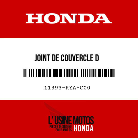 image de 11393-KYA-C00 JOINT DE COUVERCLE D