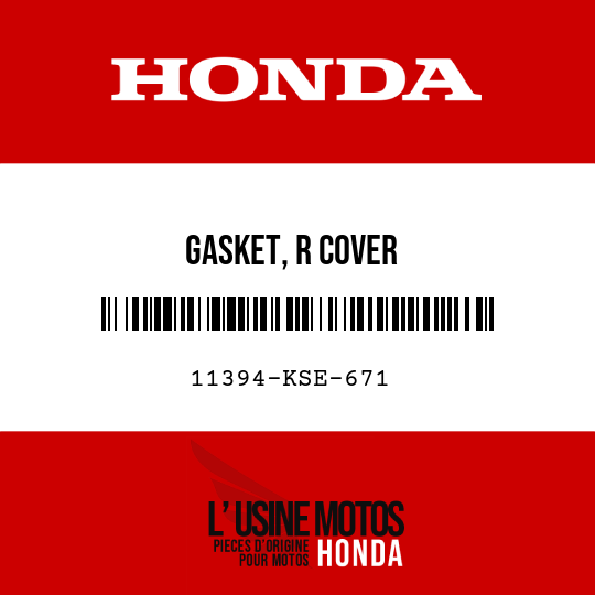image de 11394-KSE-671 GASKET, R COVER